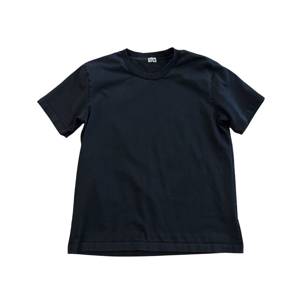 SON OF A TAILOR Cotton T-Shirt in Black Size L